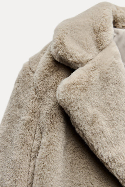 Cozy Luxe Faux Fur Coat