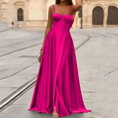 Regal Radiance Velvet Gown